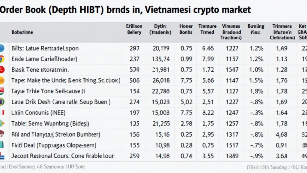 allcryptomarketnews HIBT bond order book depth Vietnam market