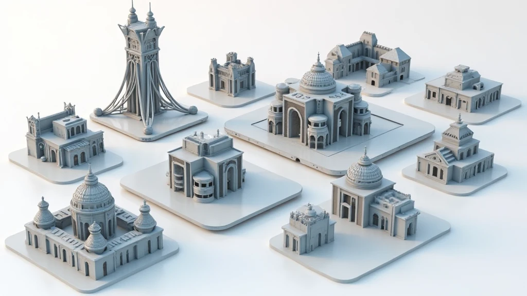 HIBT NFT 3D model investment rendering Vietnam