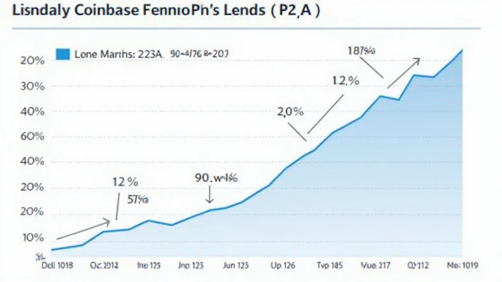 Coinbase crypto P2P lending volume growth