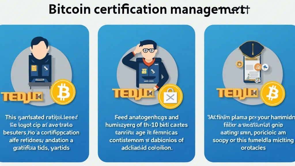 Bitcoin certification management