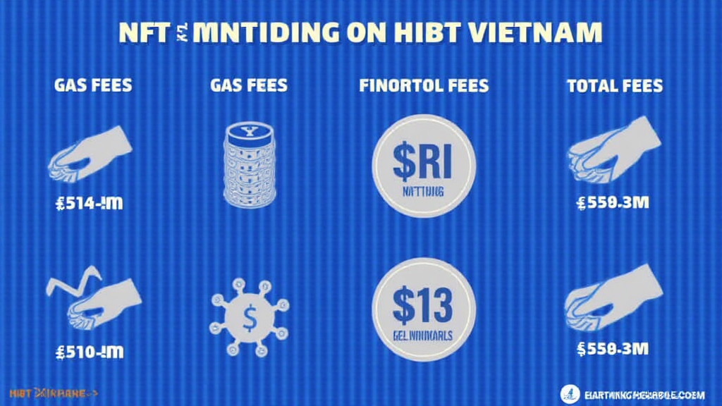 NFT minting cost on HIBT Vietnam