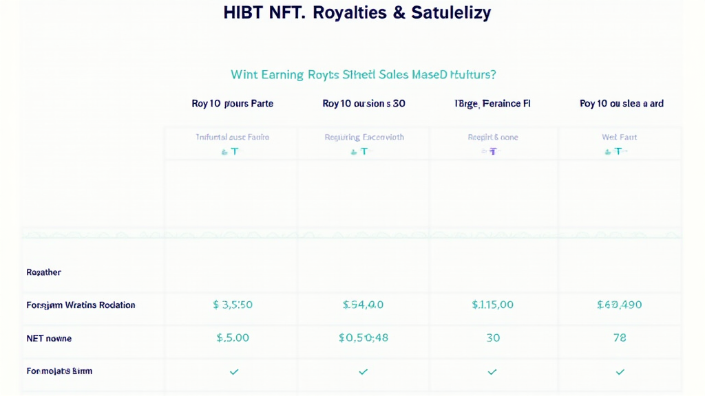 HIBT NFT artist royalties calculator