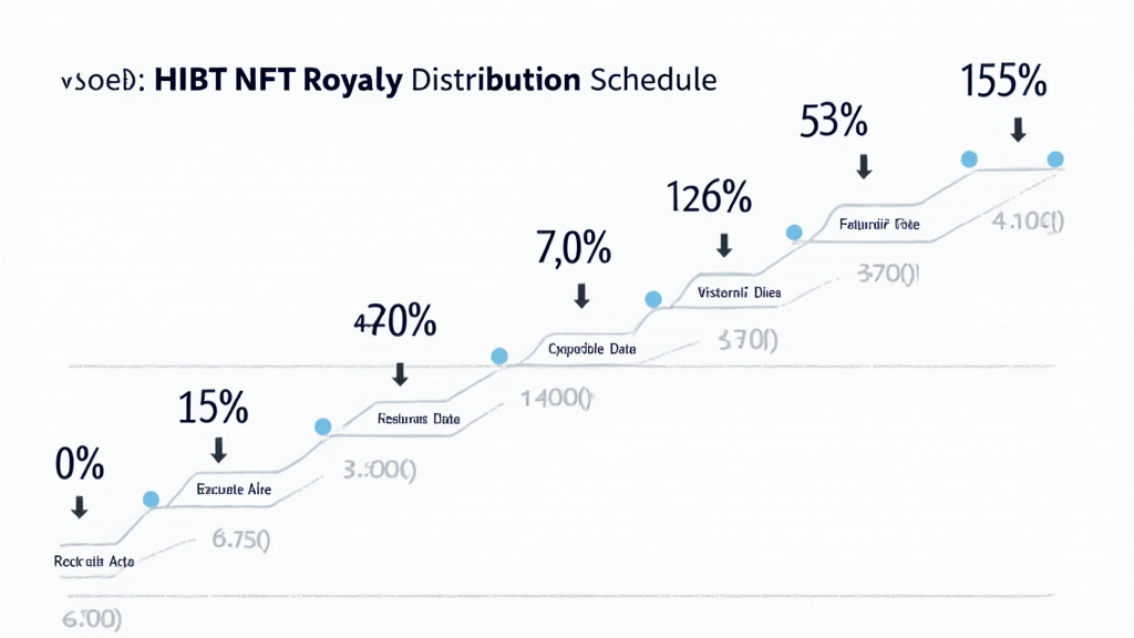HIBT NFT royalty distribution schedule
